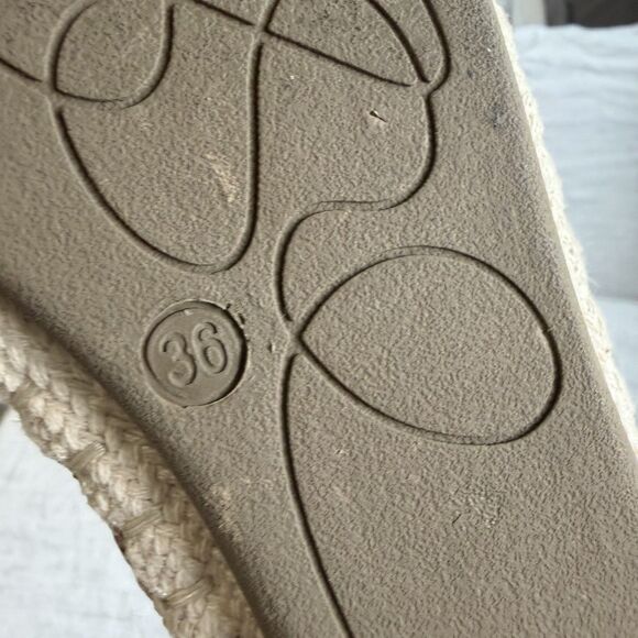 CREPUSCOLO Woven Espadrille Slip on Loafers Size 5.5 EUR 36 Preppy - Picture 12 of 12